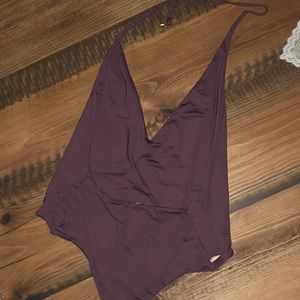 Vitamin A One Piece Plum Bathing Suit
